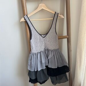 EUC Free People Peplum Tank Tunic S